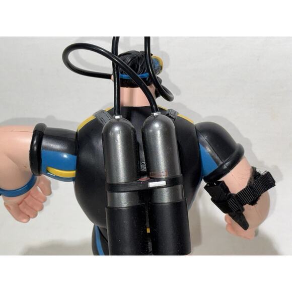 Vintage 2004 Mezco Toyz Popeye The Sailorman Deepdive Popeye Scuba Bluto Figure - Picture 7 of 14